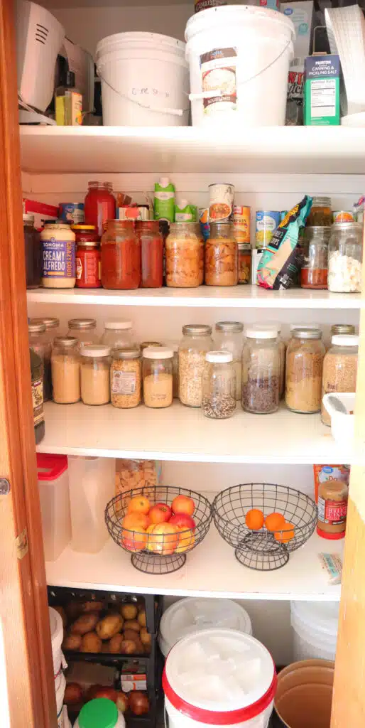 how to stock a homestead pantry