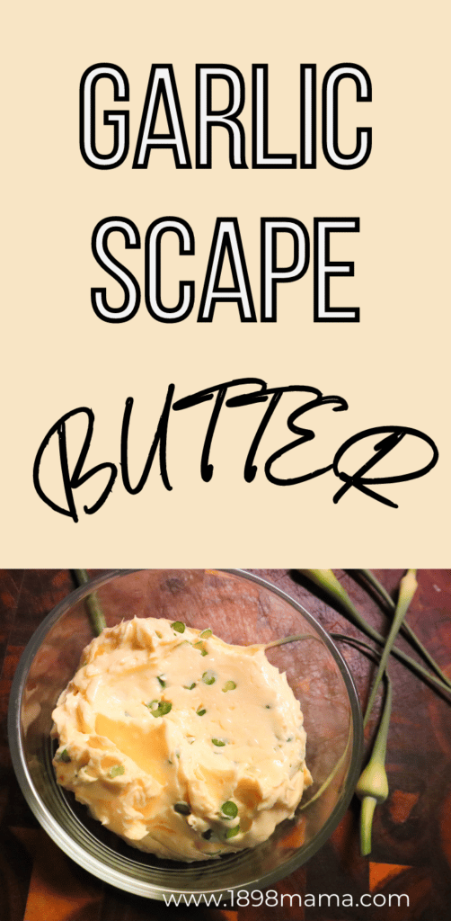 garlic scape butter pin