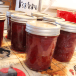 strawberry rhubarb jam canning