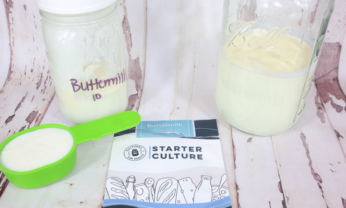 How to Make Cultured Buttermilk 1898 Mama