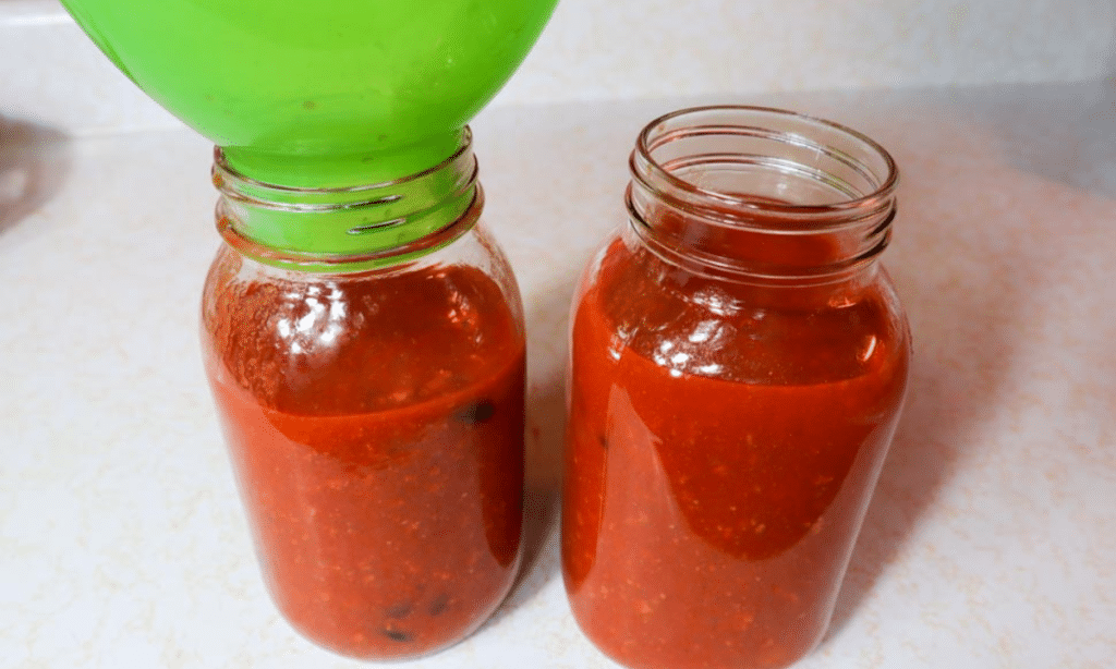 canning leftover chili